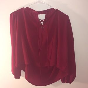 Off the shoulder top from Charlotte Russe